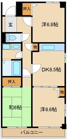 エルメゾンの物件間取画像